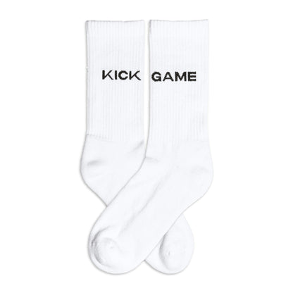 Kick Game 3 Pack Socks "Black White Grey" — UK 5 - UK 8 — Back View