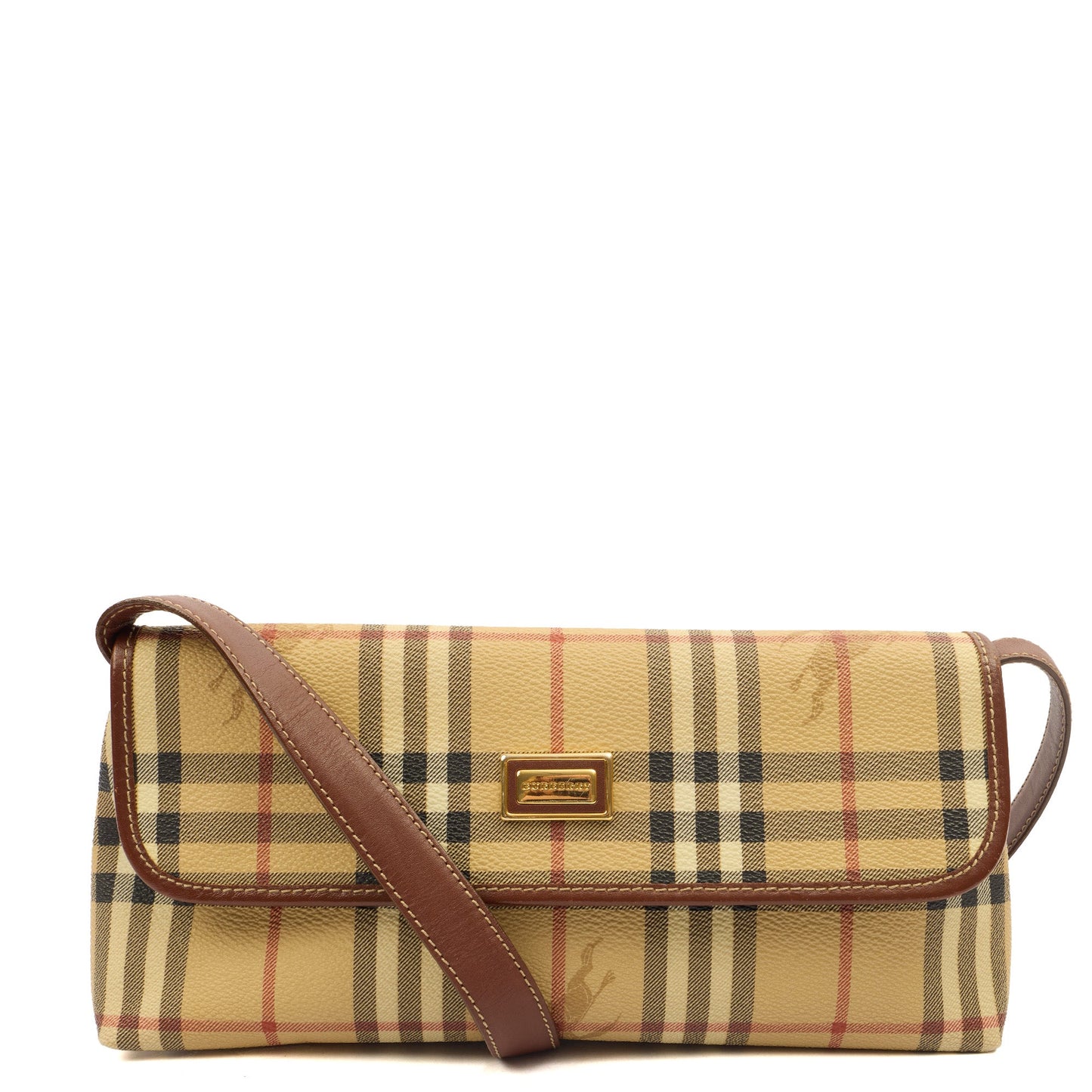 Burberry Shoulder Bag Shoulder Bag in Nova Check, Leather — Alternate View 7
