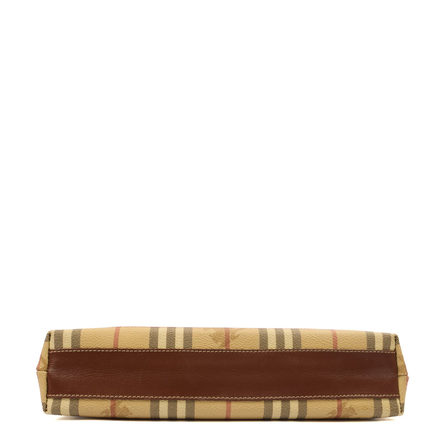 Burberry Shoulder Bag Shoulder Bag in Nova Check, Leather — Top View