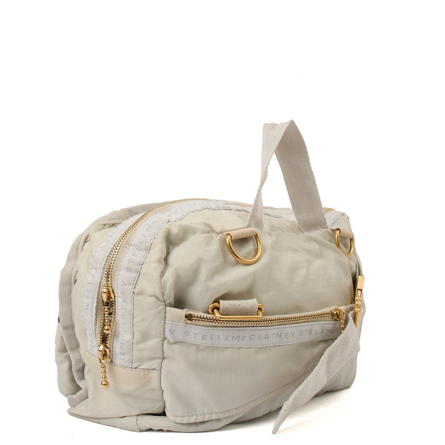 Stella McCartney Cross Body Crossbody  in Cream, Fabric — Back View