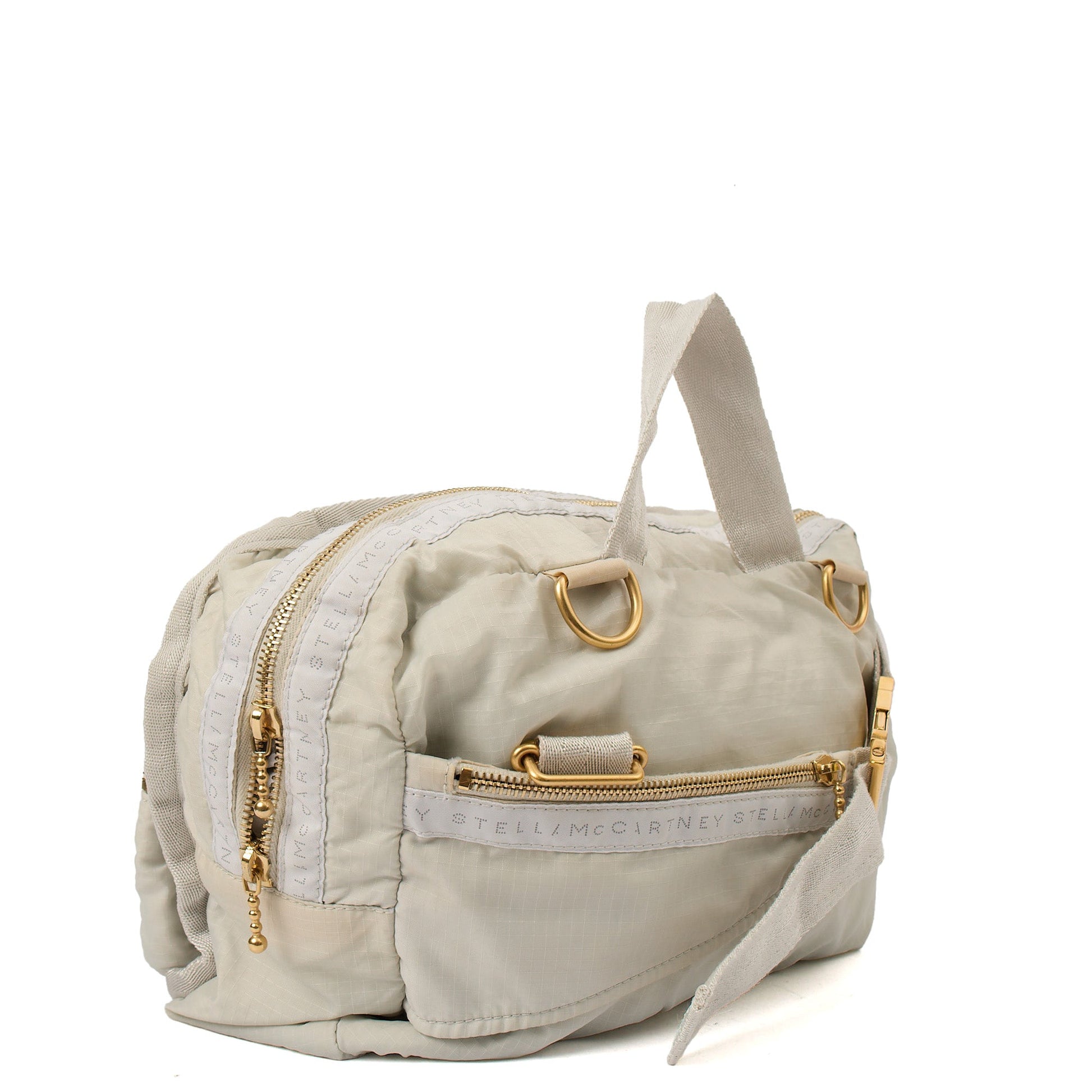 Stella McCartney Cross Body Crossbody  in Cream, Fabric — Back View