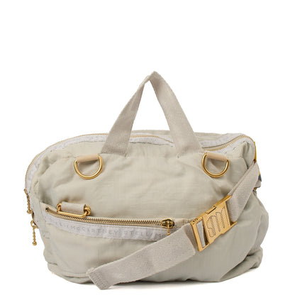 Stella McCartney Cross Body Crossbody  in Cream, Fabric — Top View