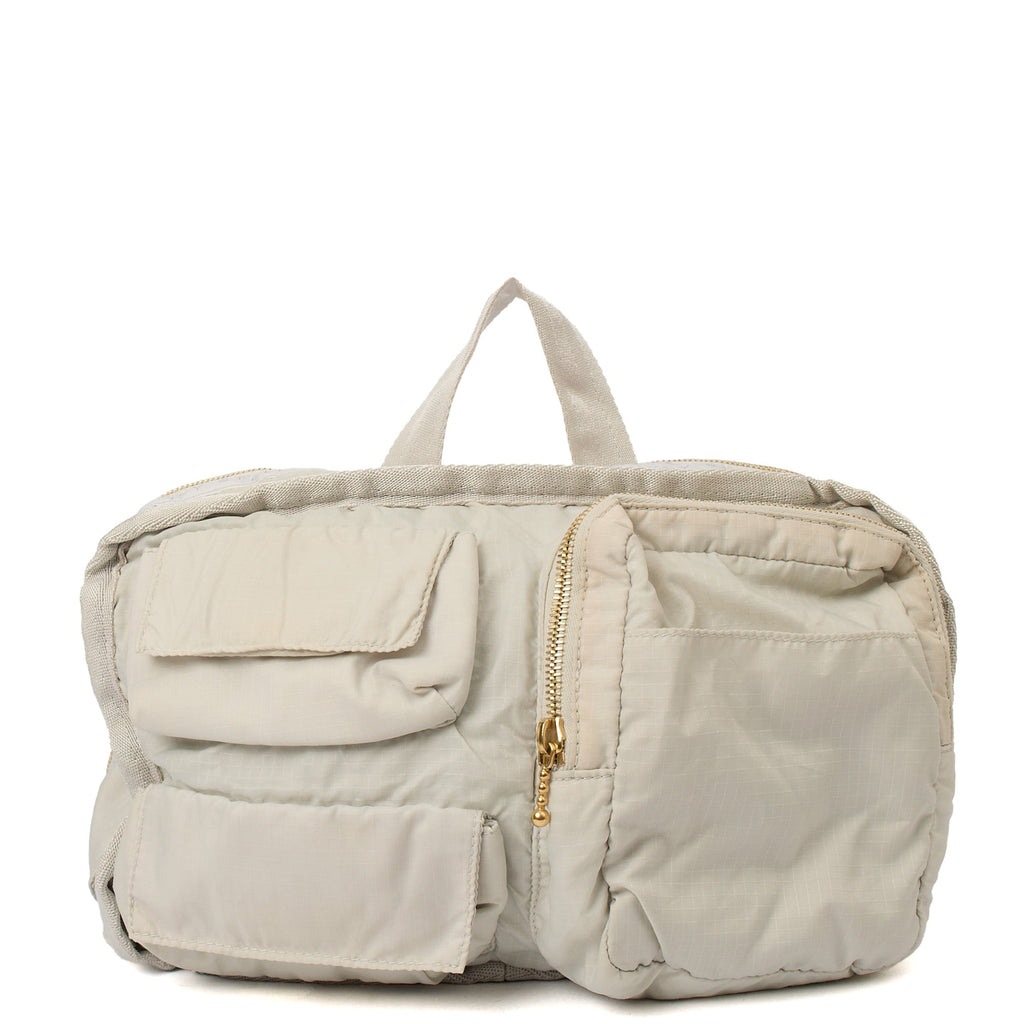 Stella McCartney Cross Body Crossbody  in Cream, Fabric — Front View