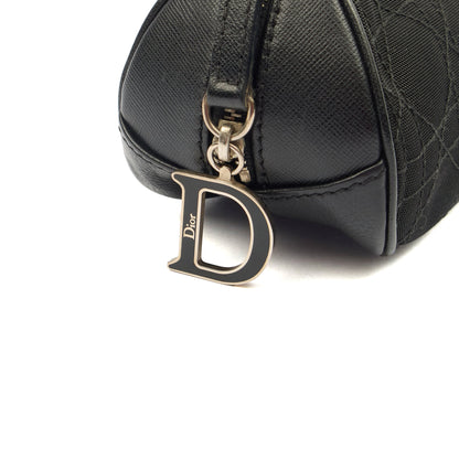 Christian Dior Mini Bag Clutch in Black, Fabric — Alternate View 12