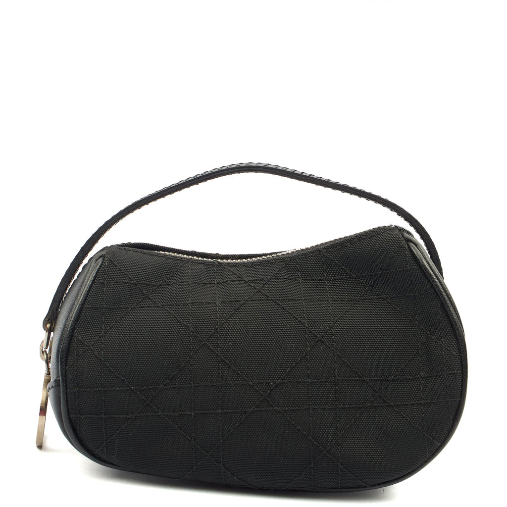 Christian Dior Mini Bag Clutch in Black, Fabric — Alternate View 7
