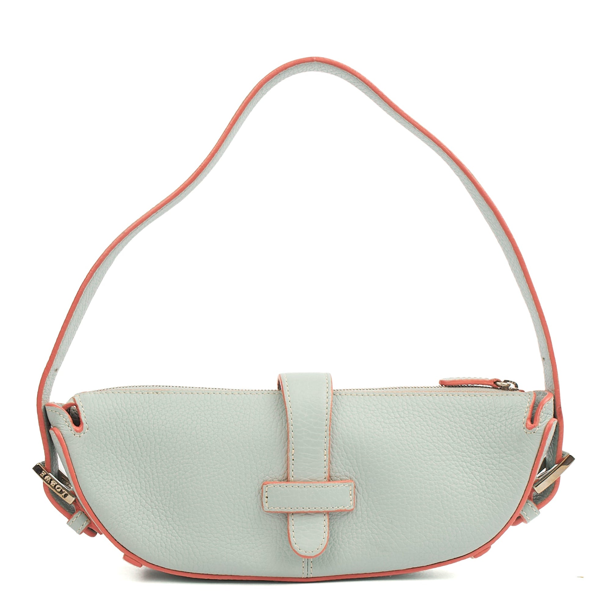 Loewe Shoulder Bag Vintage Shoulder Bag in Blue, Leather — Top View
