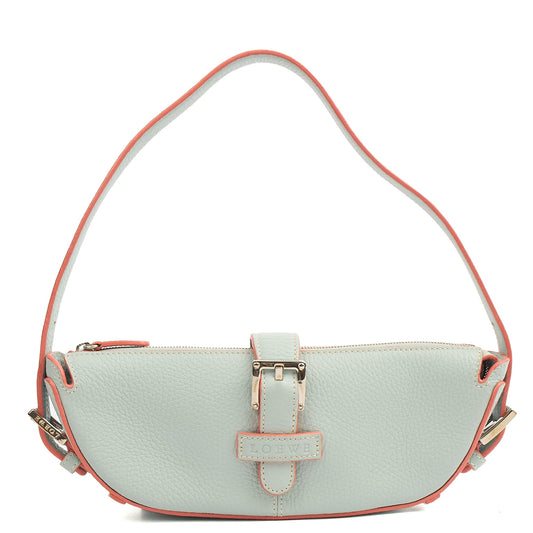 Loewe Shoulder Bag Vintage Shoulder Bag in Blue, Leather — Front View