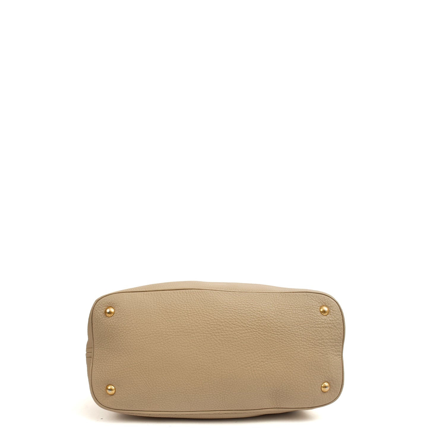 Prada Tote Lux Tote in Neutral, Calfskin — Top View