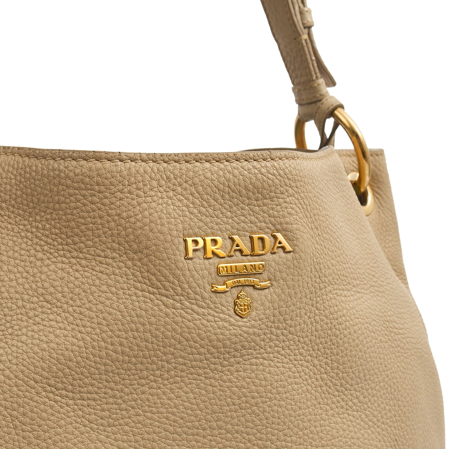 Prada Tote Lux Tote in Neutral, Calfskin — Lifestyle View