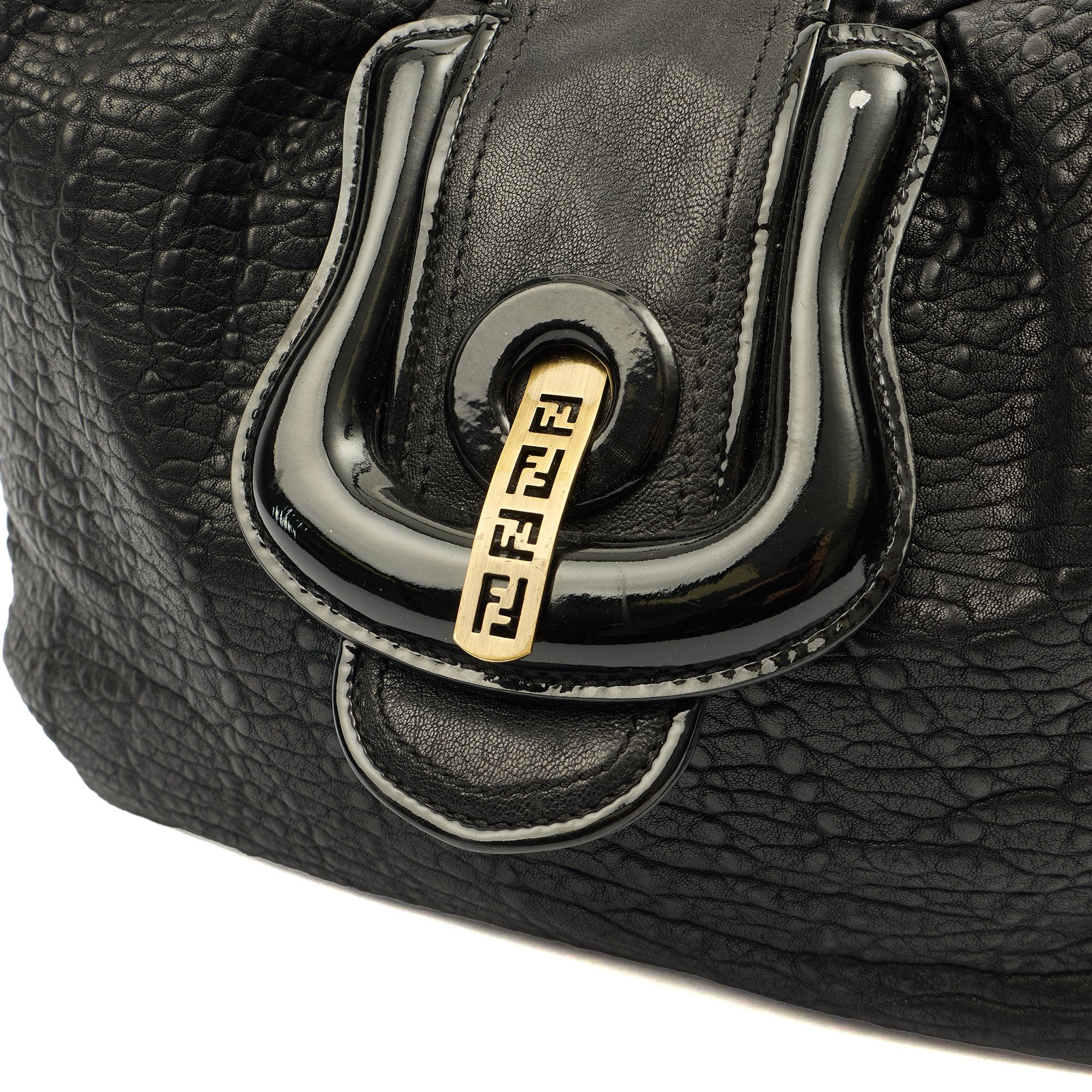 Fendi Shoulder Bag B Bag in Black, Leather — Alternate View 12
