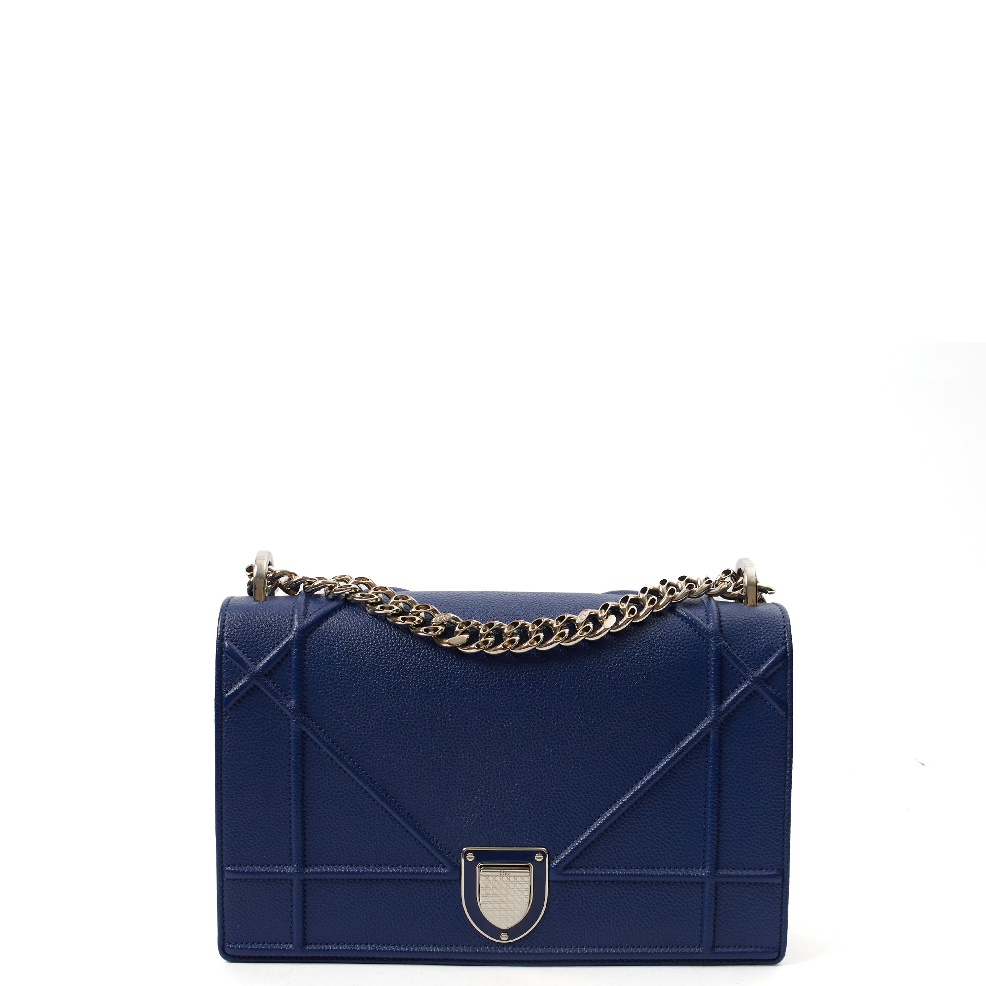 Christian Dior Shoulder Bag Diorama - Medium in Blue, Leather — Alternate View 13