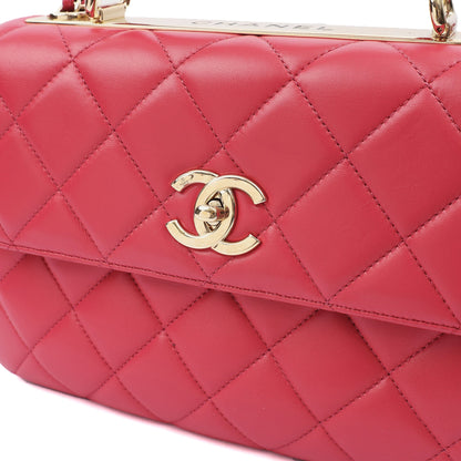 Chanel Top Handle Trendy CC in Pink, Calfskin Leather — Alternate View 16