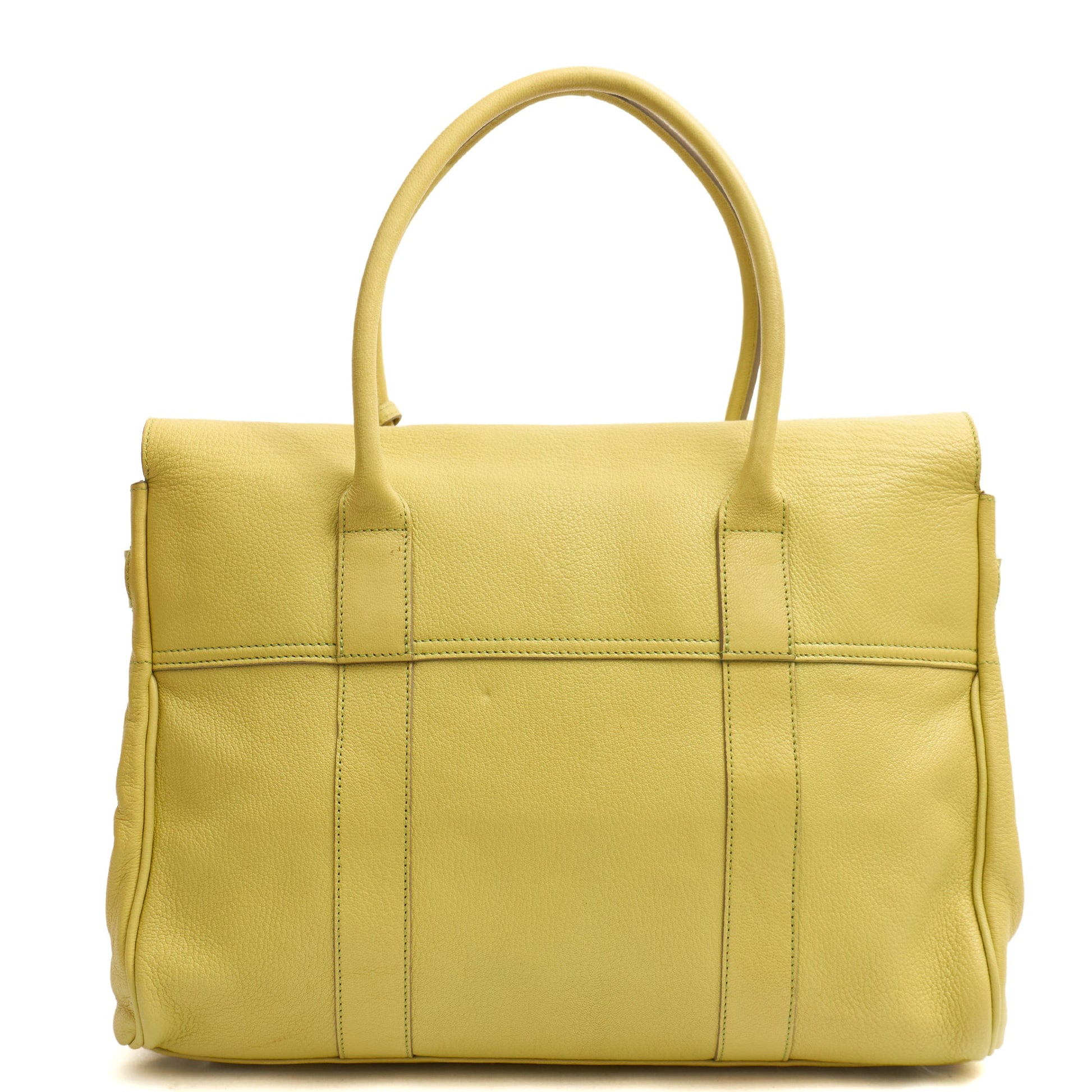 Mulberry Tote Bayswater Heritage in Pistachio, Leather — Top View