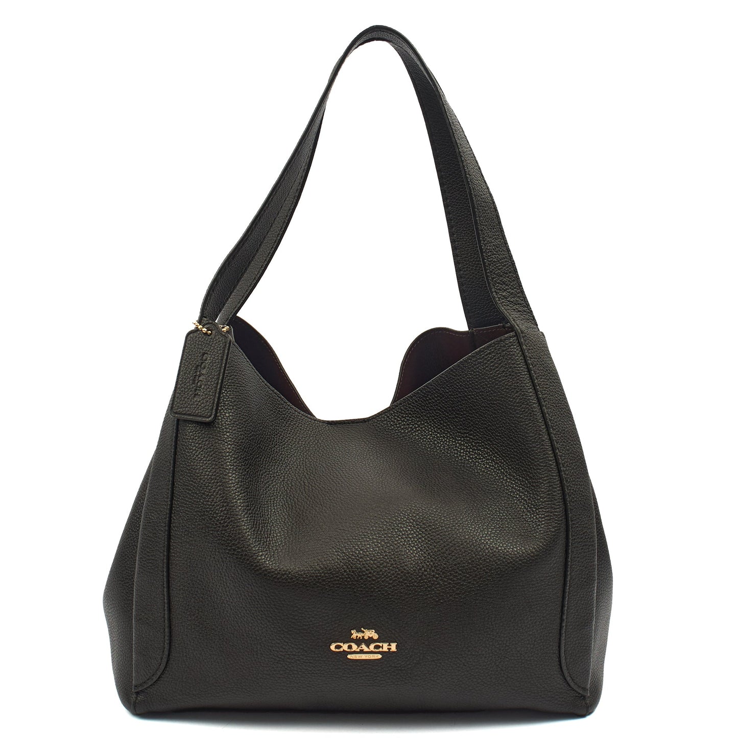 Coach Tote Edie Tote in Black, Leather — Alternate View 7