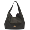 Coach Tote Edie Tote in Black, Leather — Front View