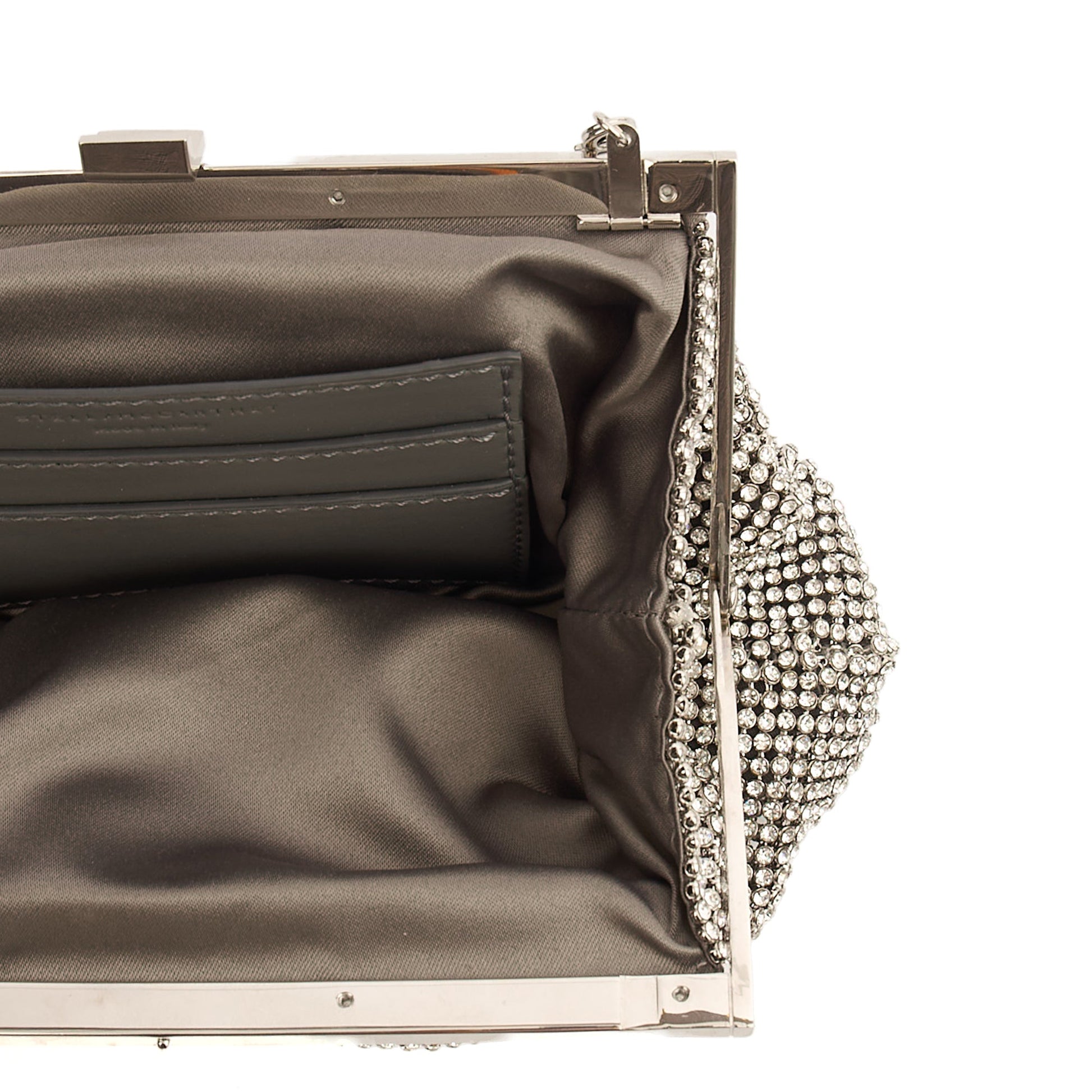Stella McCartney Cross Body Frayme in Metallic, Other — Detail View