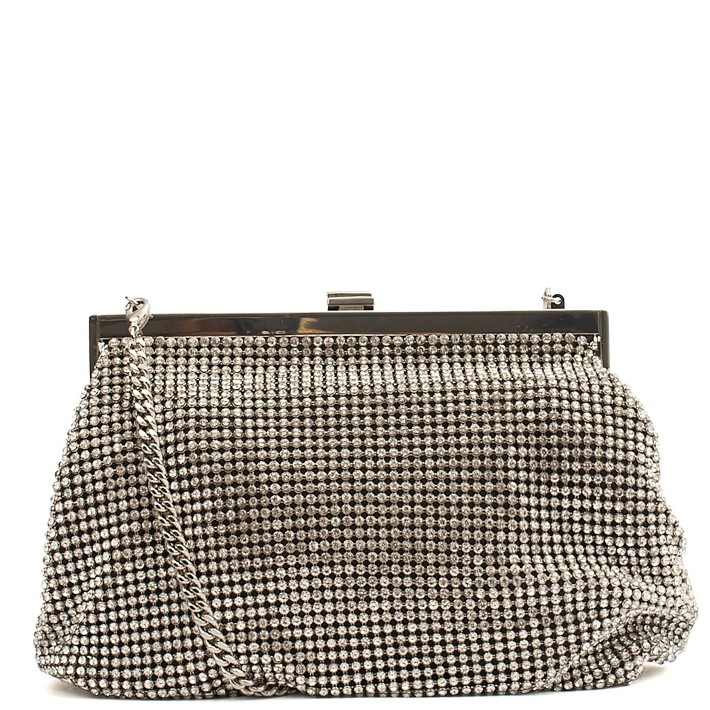 Stella McCartney Cross Body Frayme in Metallic, Other — Back View