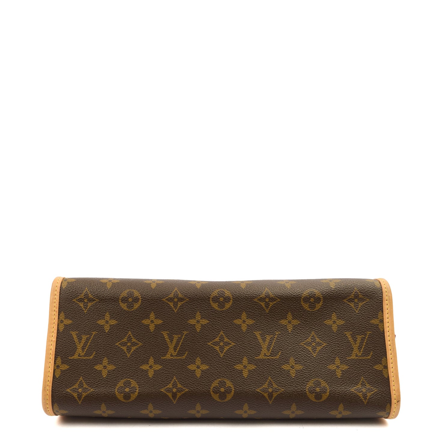 Louis Vuitton Top Handle Popincourt Long in Brown, Leather — Top View