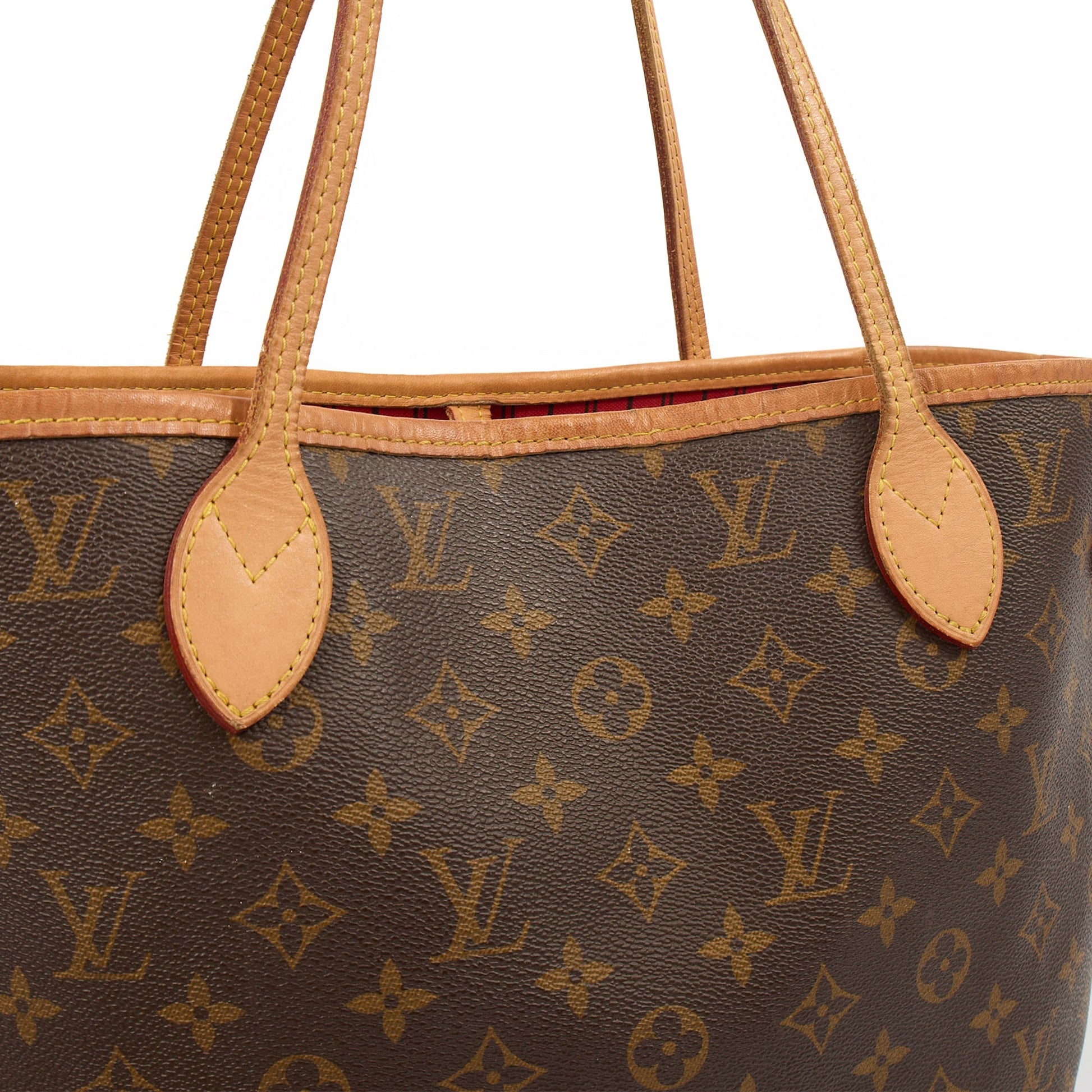 Louis Vuitton Tote Neverfull MM in Monogram, Canvas — Alternate View 8