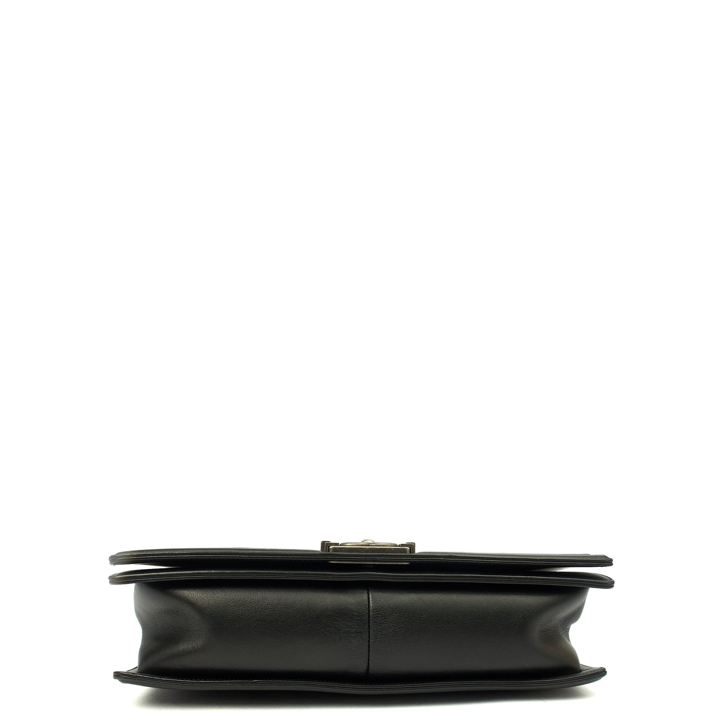 Chanel Shoulder Bag Boy - Large in Black, Calfskin Leather — Alternate View 24
