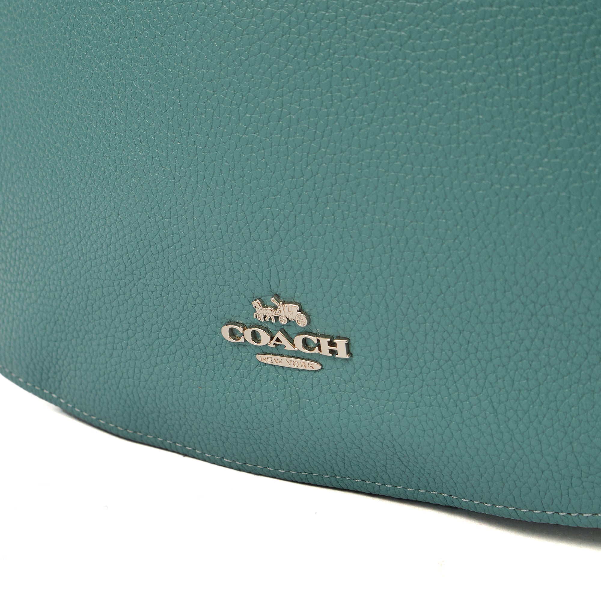 Coach Shoulder Bag Hadley Hobo in Blue, Leather — Lifestyle View