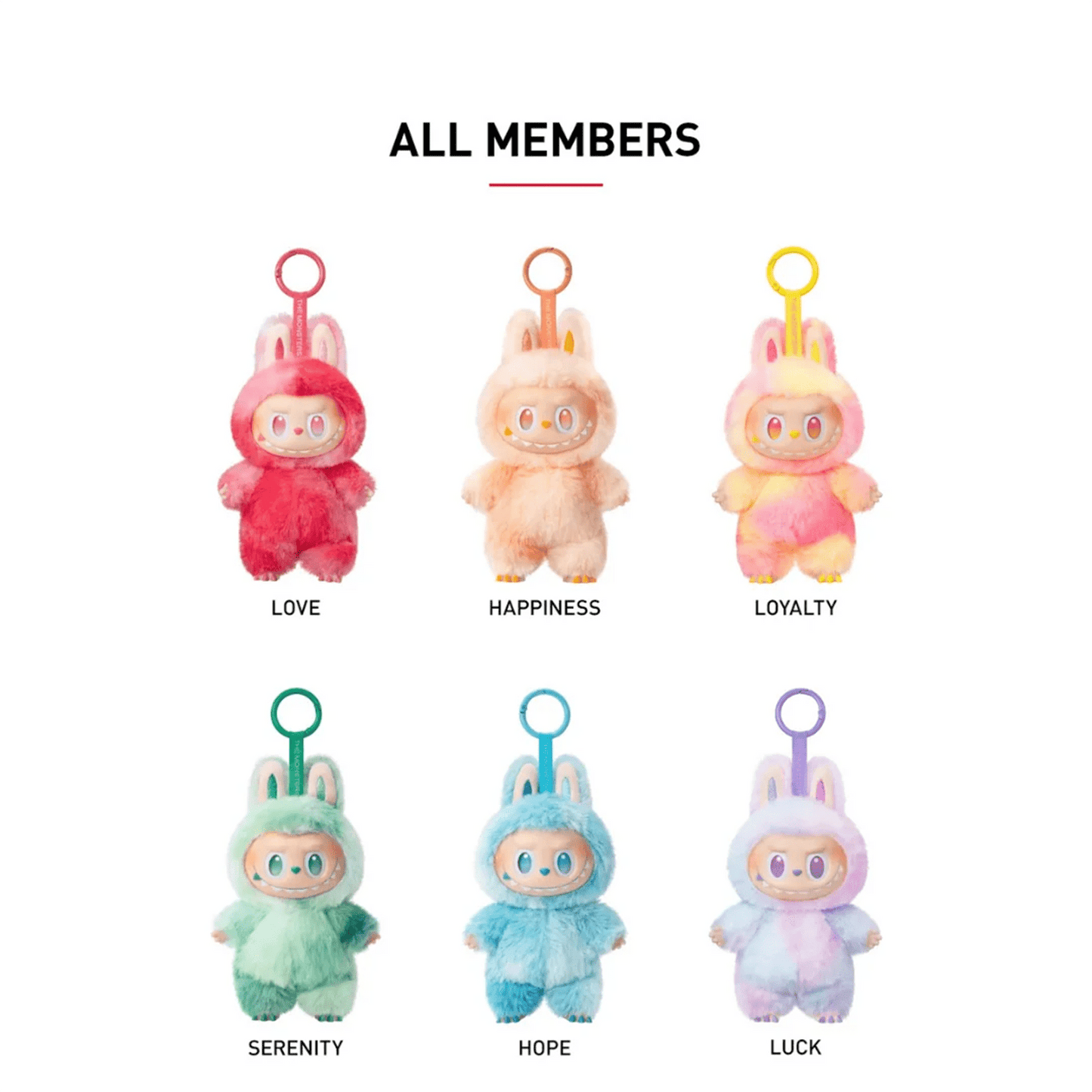 Pop Mart Labubu The Monsters Big into Energy Series Vinyl Plush Pendant Sealed Case (6 Blind Box) — Back View