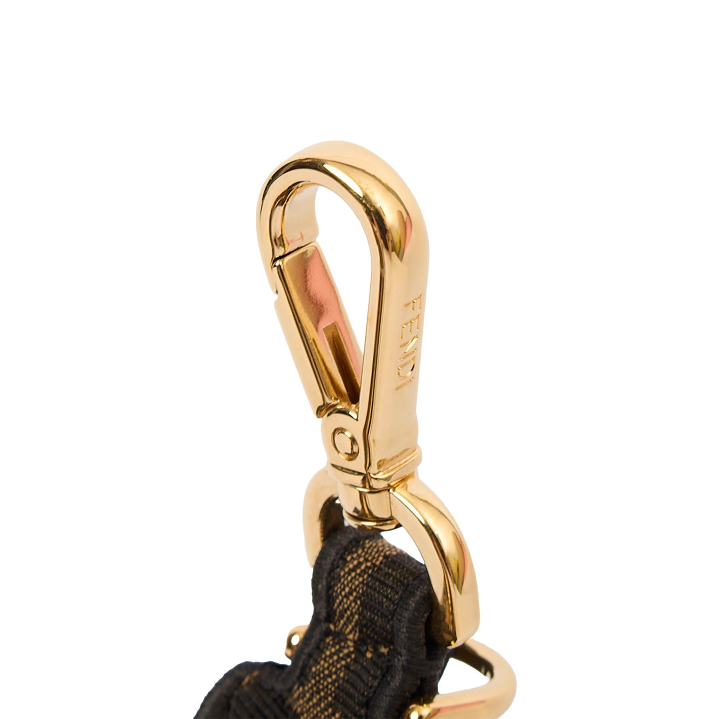 Fendi Shoulder Bag Fendigraphy Small in Brown Jacquard FF, Fabric — Lifestyle View