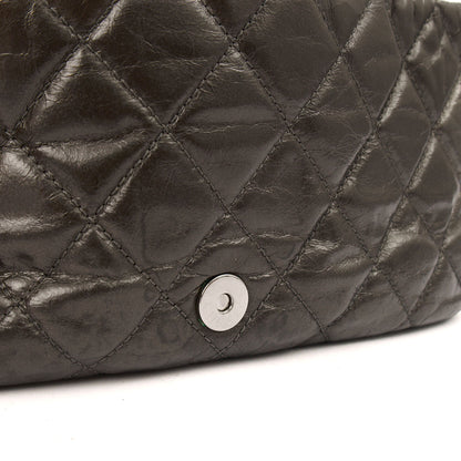 Chanel Shoulder Bag Flap Bag in Metallic, Calfskin Leather — Alternate View 12