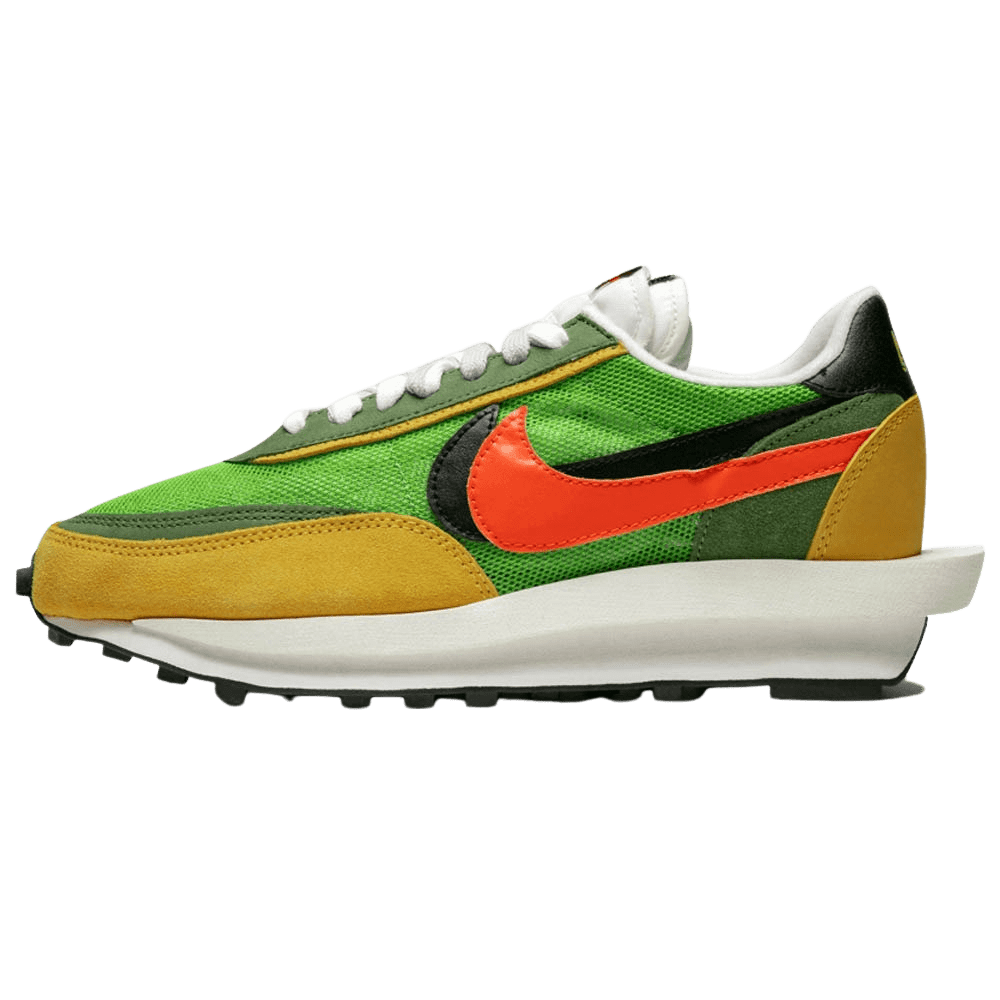 Sacai x Nike LDV Waffle Daybreak Green — UK 3 | EU 35.5 | US 3.5 — Front View