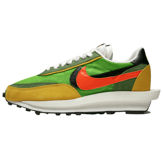 Sacai x Nike LDV Waffle Daybreak Green — UK 3 | EU 35.5 | US 3.5 — Front View