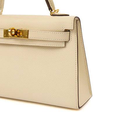 Hermes Kelly II 20 in Nata, Epsom Leather — Alternate View 8