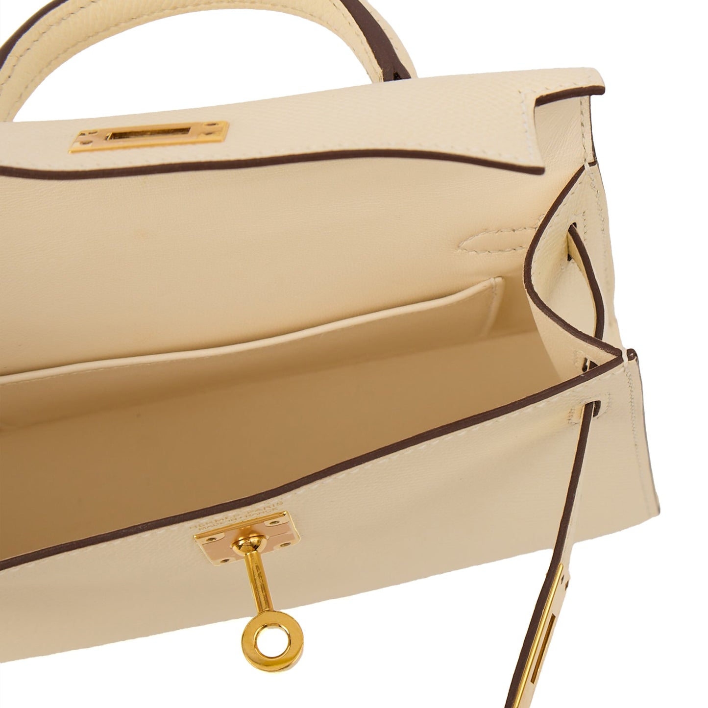 Hermes Kelly II 20 in Nata, Epsom Leather — Alternate View 13