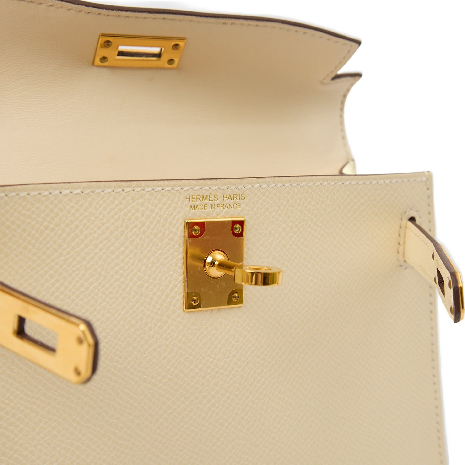 Hermes Kelly II 20 in Nata, Epsom Leather — Alternate View 11