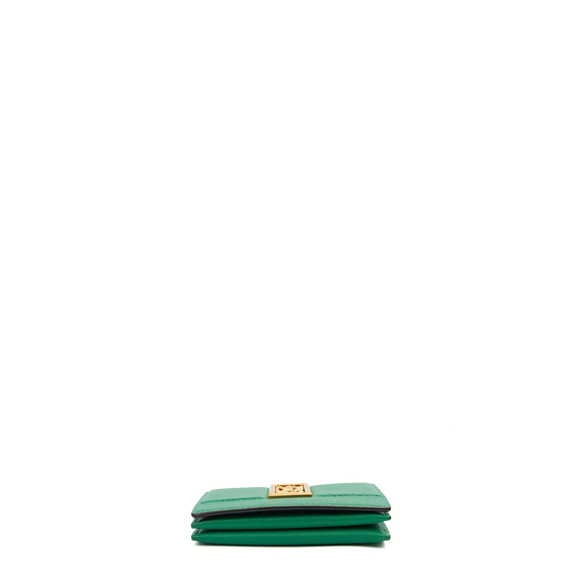 Mulberry Wallet Sadie Wallet in Green, Calfskin Leather — Top View