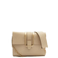 Chloe Shoulder Bag Shoulder Bag in Neutral, Calfskin Leather — Front View