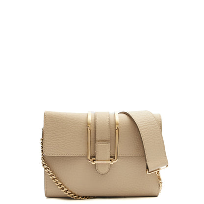 Chloe Shoulder Bag Shoulder Bag in Neutral, Calfskin Leather — Alternate View 7