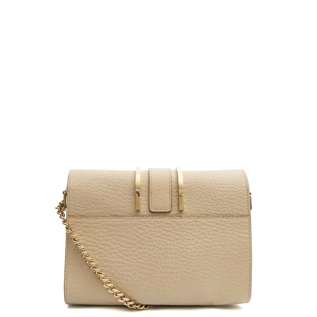 Chloe Shoulder Bag Shoulder Bag in Neutral, Calfskin Leather — Alternate View 9