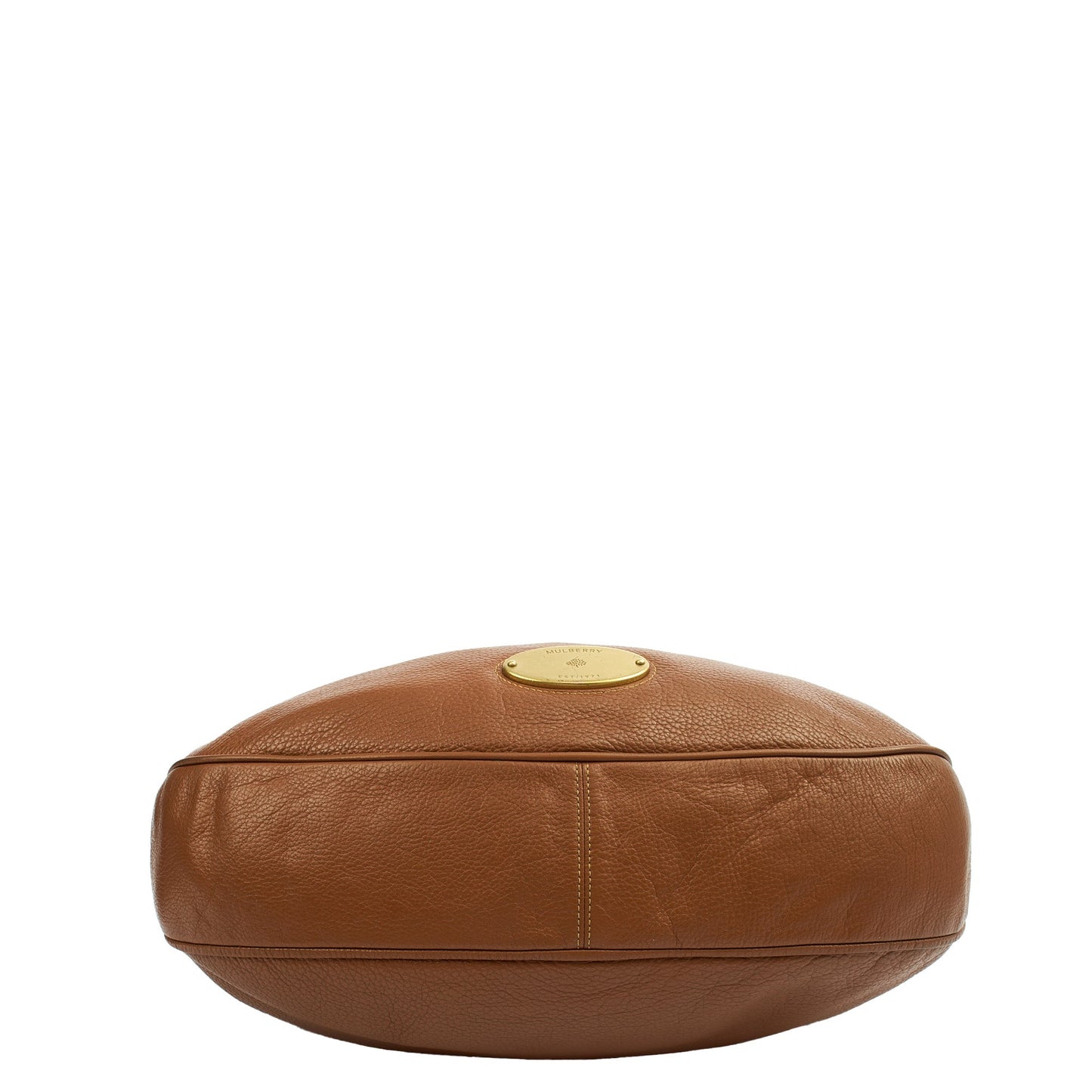 Mulberry Tote Mitzy Tote in Oak, Calfskin Leather — Top View