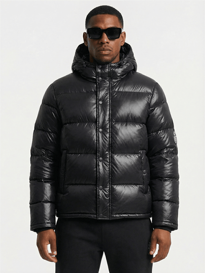 Legende Paris Lightweight Puffer - Black — XS — Side View