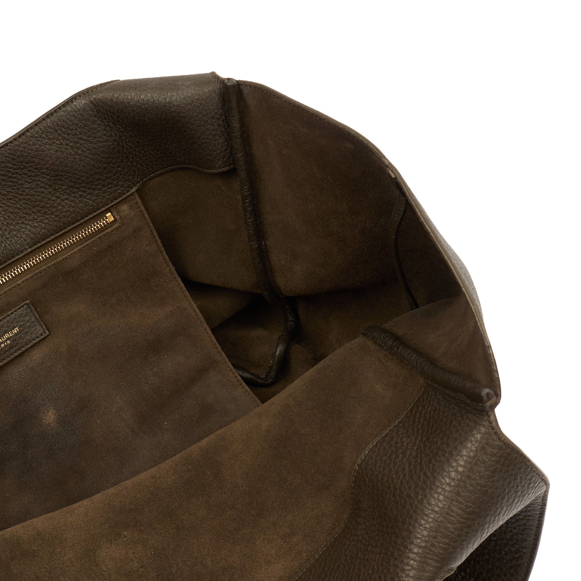 Saint Laurent Shoulder Bag Le 5 À 7 Hobo in Green, Leather — Alternate View 12