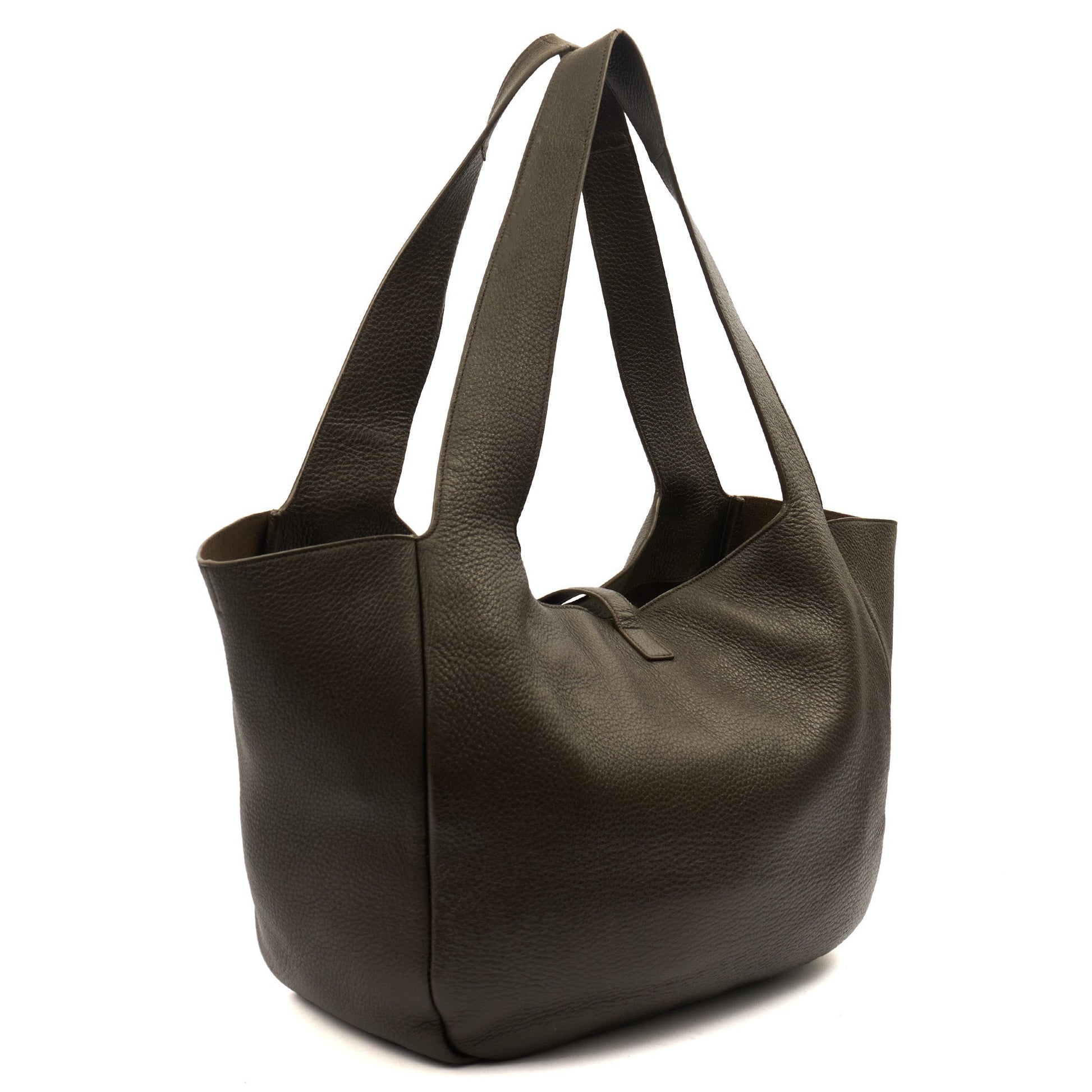 Saint Laurent Shoulder Bag Le 5 À 7 Hobo in Green, Leather — Alternate View 9