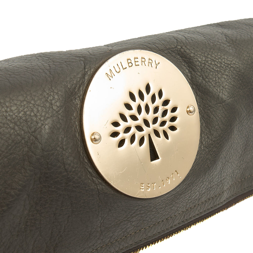 Mulberry Clutch Daria Clutch in Mole Grey, Leather — Alternate View 18