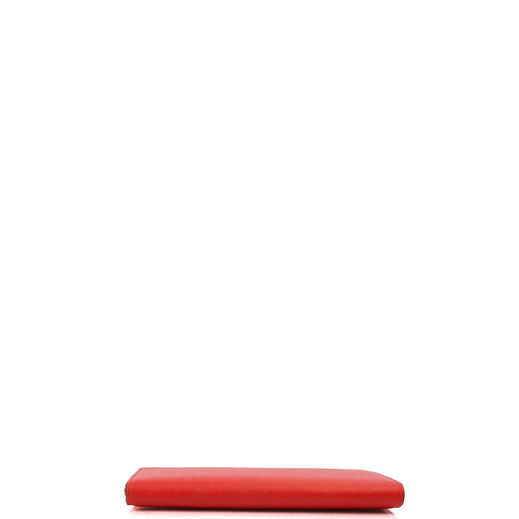 Mulberry Purse Wallet in Fiery Red, Leather — Top View