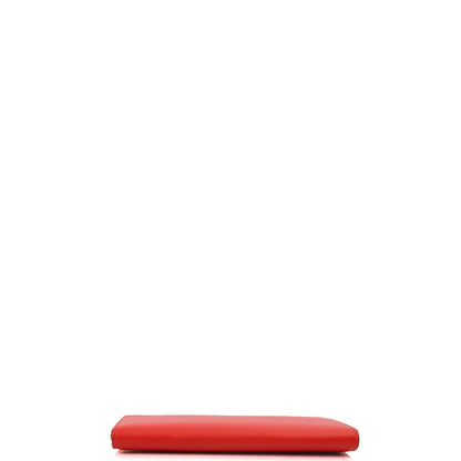 Mulberry Purse Wallet in Fiery Red, Leather — Top View