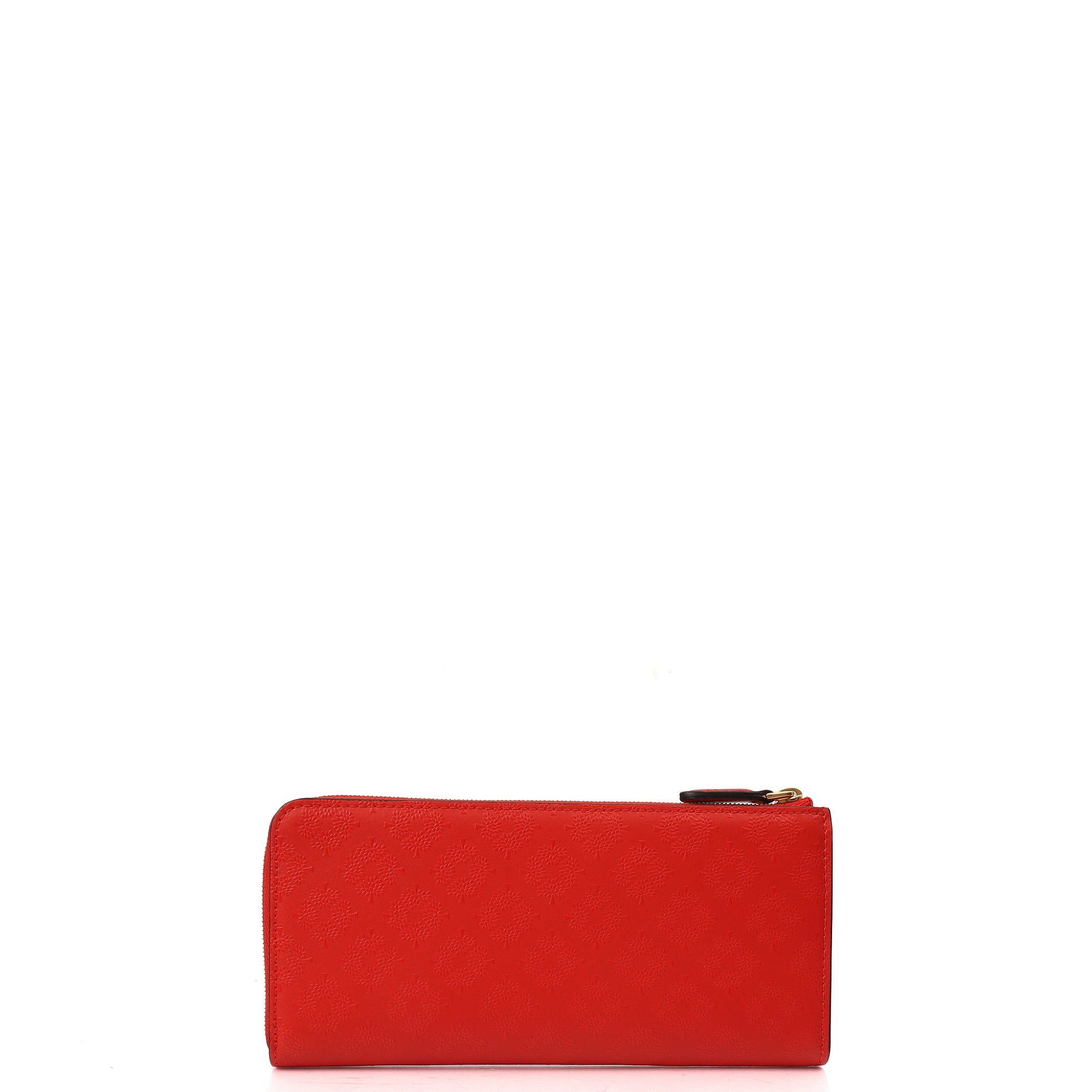 Mulberry Purse Wallet in Fiery Red, Leather — Front View