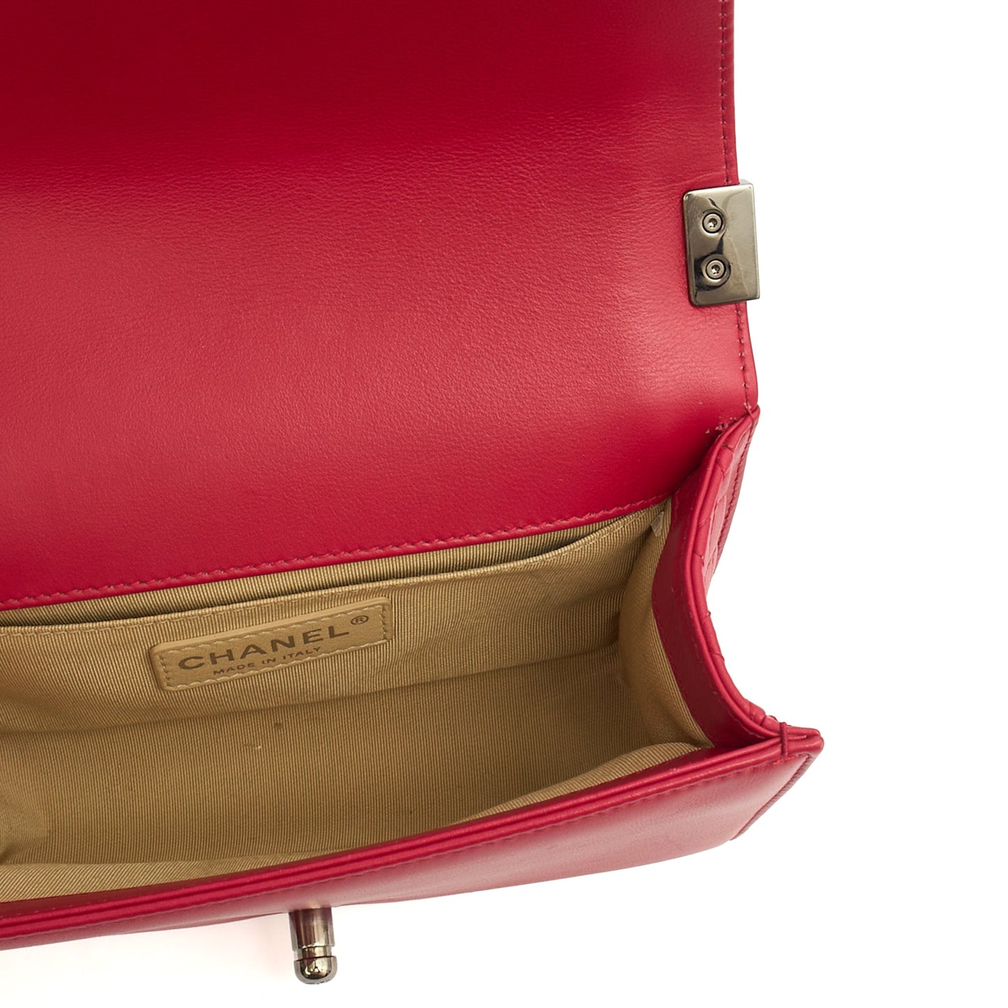 Chanel Shoulder Bag Boy - Small in Pink, Calfskin Leather — Alternate View 27