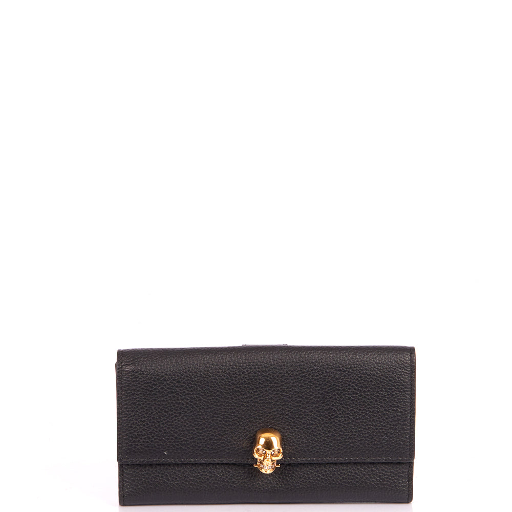 Alexander McQueen Wallet Wallet in Black, Leather — Alternate View 8