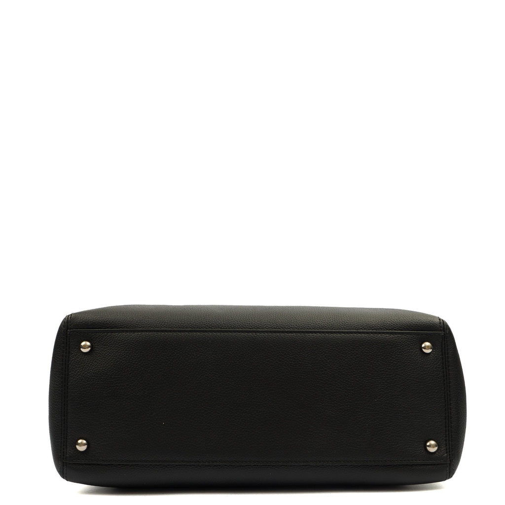 Chanel Tote Executive Shopper Tote in Black, Leather — Top View