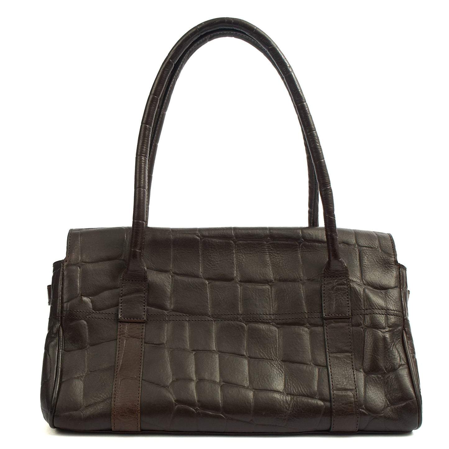 Mulberry Shoulder Bag Bayswater East West in Brown, Exotic Effect Leather — Alternate View 9
