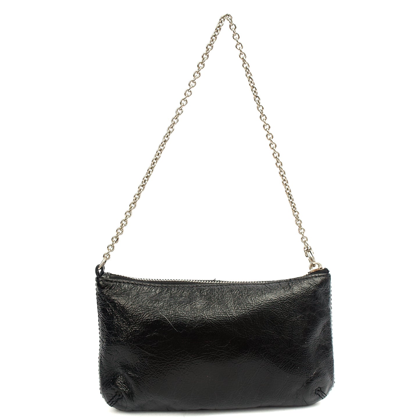 Mulberry Mini Bag Charlie in Black, Crinkle Patent — Alternate View 15